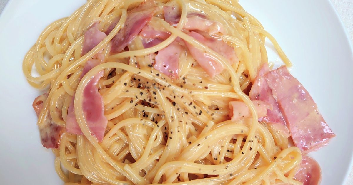 生クリームなしでも濃厚カルボナーラ by かきもちよめ 【クックパッド