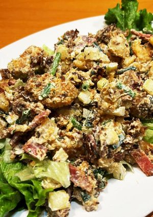 食感がたのしい♪カリカリのポテトサラダ！-レシピのメイン写真
