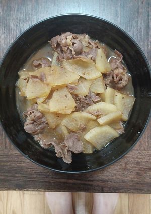 大根と牛肉の煮物-レシピのメイン写真