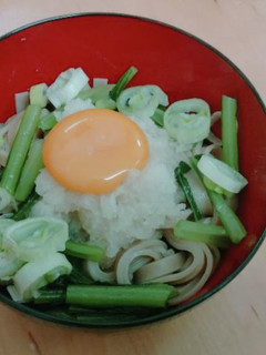 野菜釜玉うどん-レシピのメイン写真