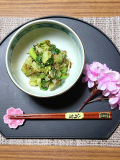 ヨウサマの減塩青梗菜のいか昆布和え-レシピのメイン写真