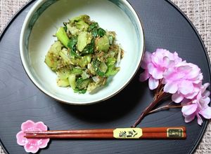 ヨウサマの減塩青梗菜のいか昆布和え-レシピのメイン写真
