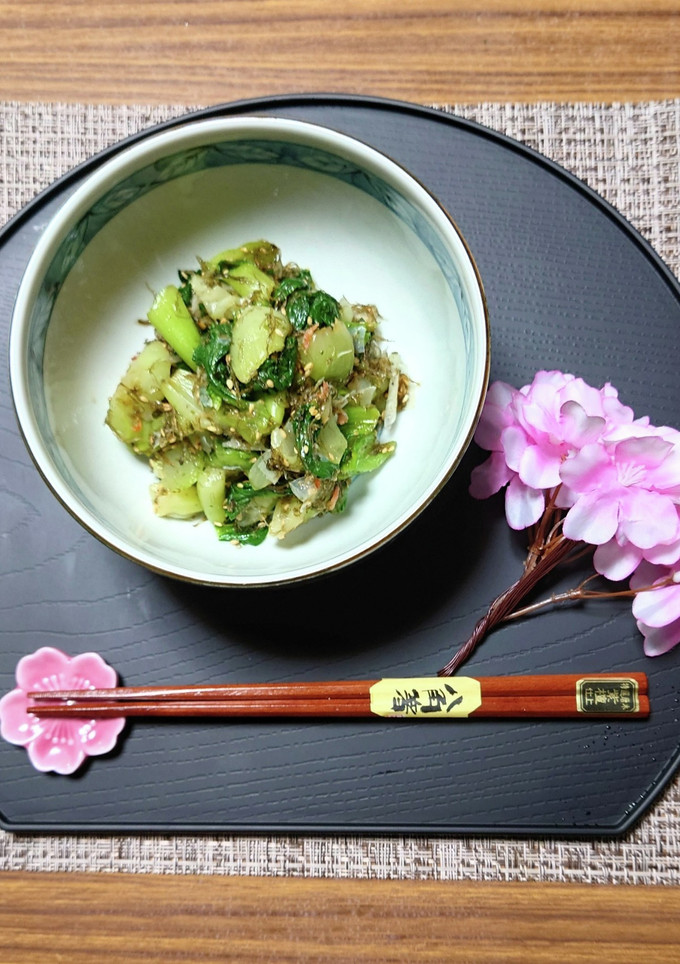 ヨウサマの減塩青梗菜のいか昆布和え-レシピのメイン写真