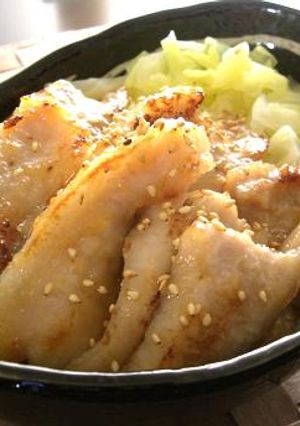豚トロ味噌焼き丼-レシピのメイン写真