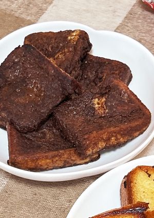 余った食パンで！ｺｺｱ ﾌﾚﾝﾁﾄｰｽﾄ-レシピのメイン写真