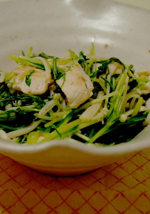 鶏と水菜で爽やかレモン炒め-レシピのメイン写真