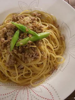 挽き肉とアスパラの和風パスタ-レシピのメイン写真