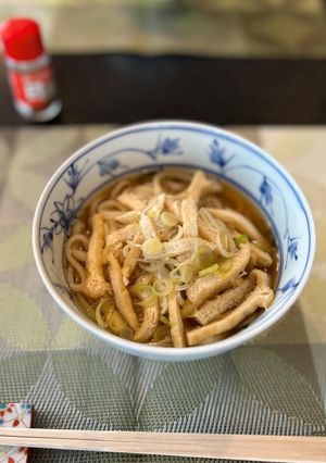 簡単#お揚げうどん-レシピのメイン写真