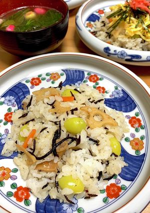 ひじきと豆の五目寿司用　酢飯-レシピのメイン写真