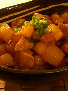 サイコロ大根と豚肉の旨煮-レシピのメイン写真