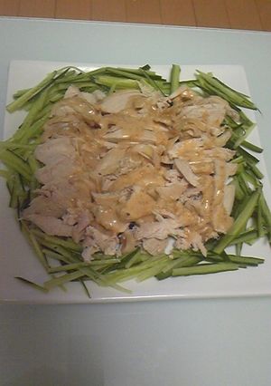鶏肉がジューシー★棒棒鶏-レシピのメイン写真