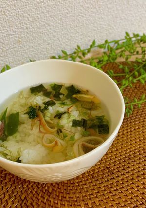 お吸い物の素でお茶漬け風・・◎-レシピのメイン写真