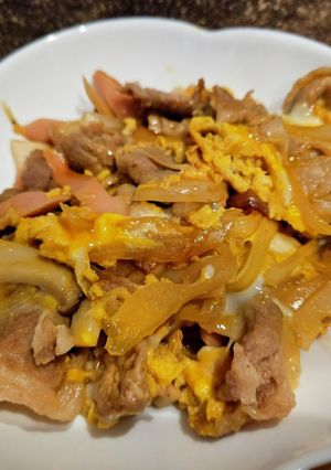 味付け簡単～焼き肉のタレで豚玉丼-レシピのメイン写真