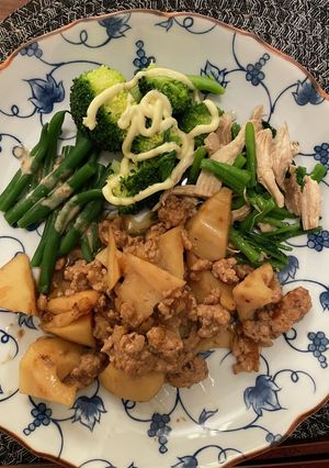 蓮根と豚ひき肉のきんぴら-レシピのメイン写真