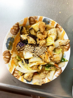 オイきな粉キムチ味豚こま回鍋肉青椒肉絲風-レシピのメイン写真