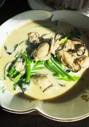 牡蠣とほうれん草のチーズクリーム-レシピのメイン写真