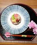 ヨウサマの減塩ひな祭りケーキ寿司