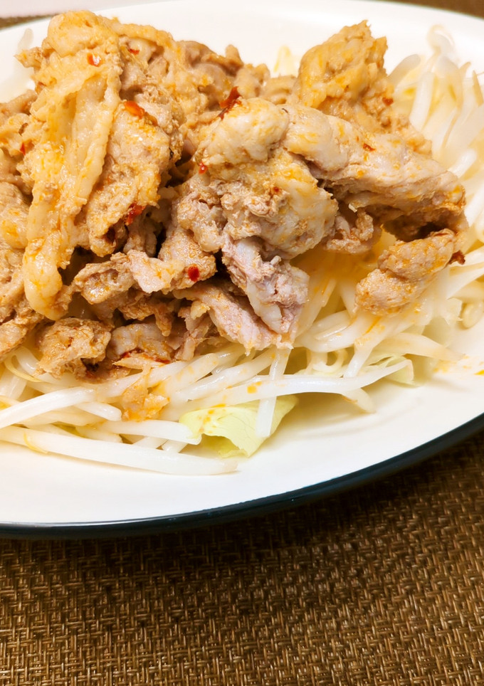 簡単！無限うまさ豚肉の油辣椒炒め-レシピのメイン写真