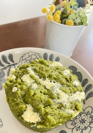 卵なし！米粉と豆腐の抹茶チョコ蒸しパン-レシピのメイン写真