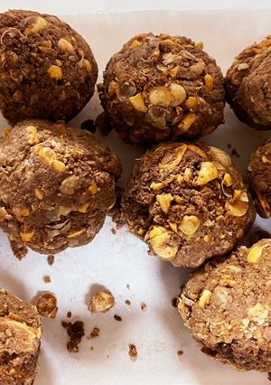 節分豆とチョコエッグでチョコクランチ-レシピのメイン写真