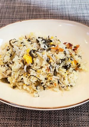 簡単!しらすと高菜のチャーハン-レシピのメイン写真