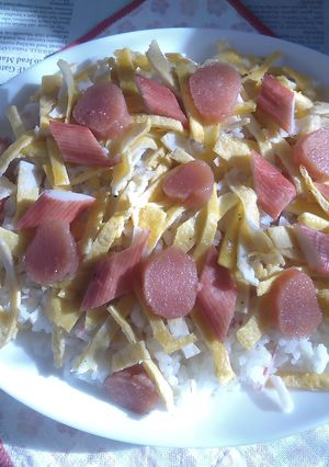 ひな祭りにひなちらし風カフェ丼をV2-レシピのメイン写真