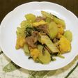 素材が引き立つ、セロリと豚肉の甘辛炒め