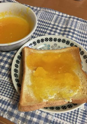 余った伊予柑シロップで簡単トースト-レシピのメイン写真
