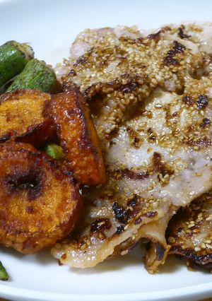 豚薄切り肉のゴマ・ケチャップ風味-レシピのメイン写真