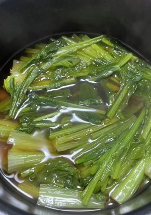 カブの葉　おひたし-レシピのメイン写真