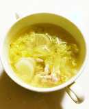 すぐでき！蕪とキャベツと鶏の塩麹スープ