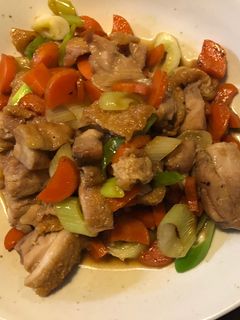 鳥もも肉の焼き鳥風炒め-レシピのメイン写真