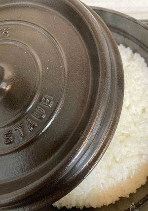ストウブ20リンナイコンロ炊飯機能-レシピのメイン写真