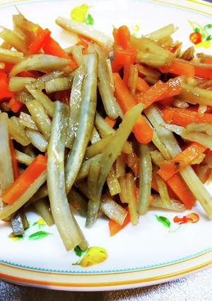 簡単和え物冷凍ごぼうにんじんミックス-レシピのメイン写真