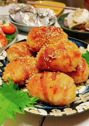あまりごはんで♡肉巻きおにぎり-レシピのメイン写真