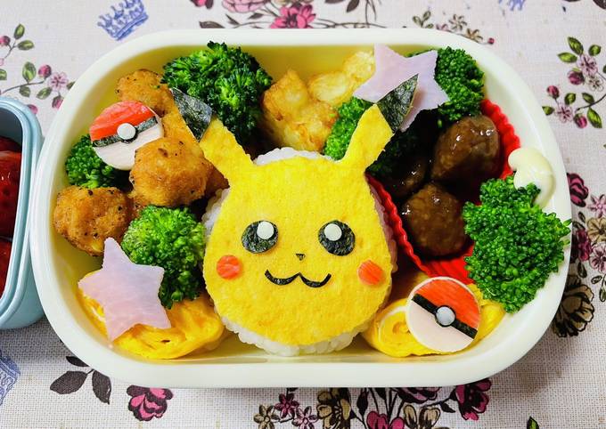 ポケモン弁当 ピカチュウ キャラ弁 by syk001 【クックパッド】 簡単おいしいみんなのレシピが392万品