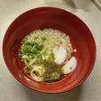 桜島フェリーのやぶ金風の出汁うどん