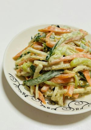 ごぼうの胡麻マヨサラダ-レシピのメイン写真
