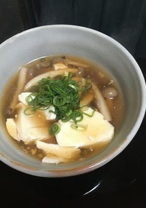 お豆腐とキノコのさっとうま煮-レシピのメイン写真