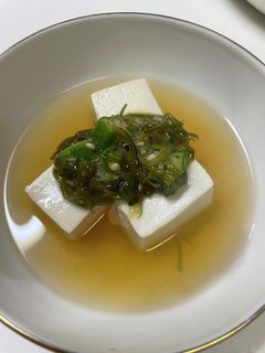 湯豆腐めかぶオクラ添え-レシピのメイン写真