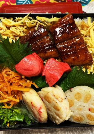3/4ﾖｯﾁｬﾝ☆うなぎお弁当-レシピのメイン写真