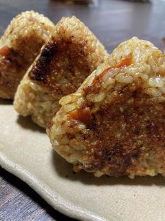 カレー無駄なく焼きおにぎり-レシピのメイン写真