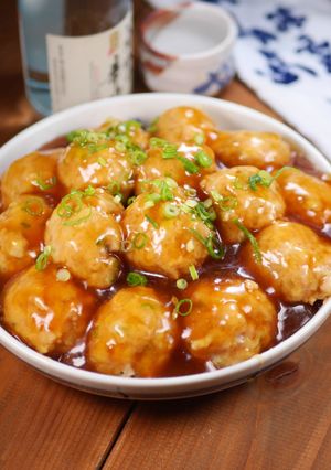 たっぷりとろとろ✨あんかけ白菜鶏団子-レシピのメイン写真