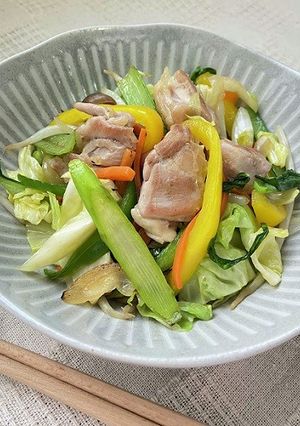 ベジ♪鶏肉の野菜炒め-レシピのメイン写真