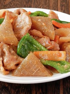 こんにゃくと豚肉のスタミナ炒め-レシピのメイン写真