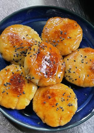 豆腐で冷めても柔らか！さつまいも餅-レシピのメイン写真