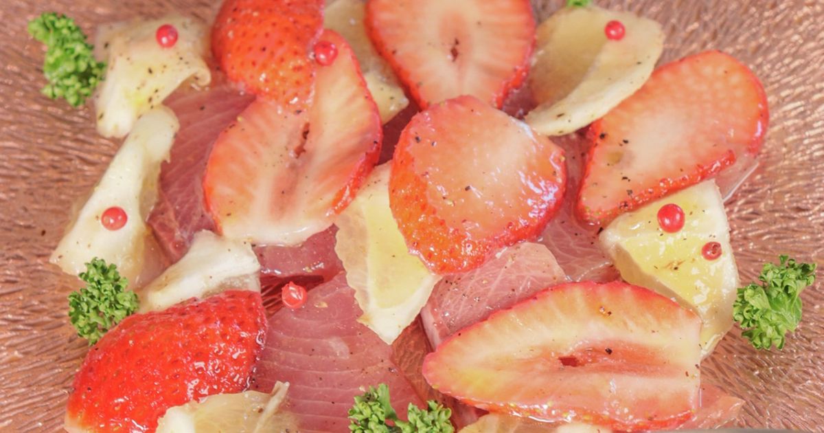 いちごと日向夏のカルパッチョ by JAみやざき 【クックパッド】 簡単