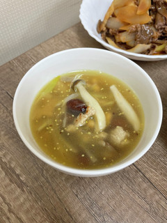 粒マスタードスープ【ここから栄養士】-レシピのメイン写真