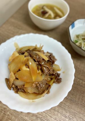 牛肉と玉ねぎのトマト煮【ここから栄養士】-レシピのメイン写真