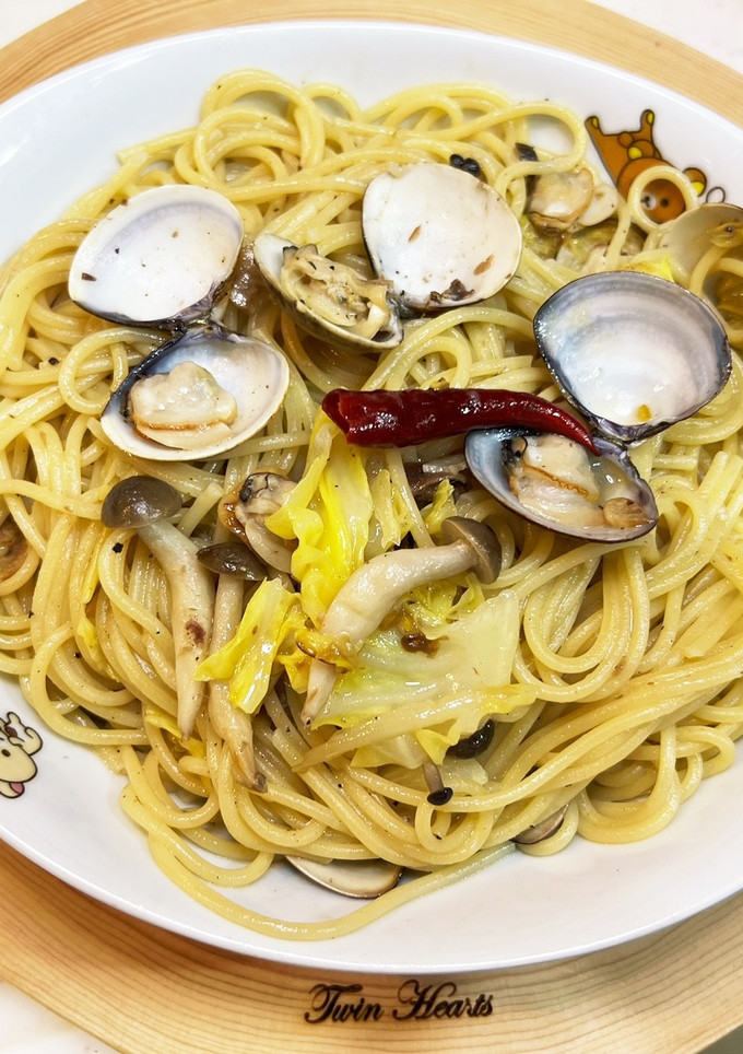 はまぐり＆アンチョビのコク旨オイルパスタ-レシピのメイン写真